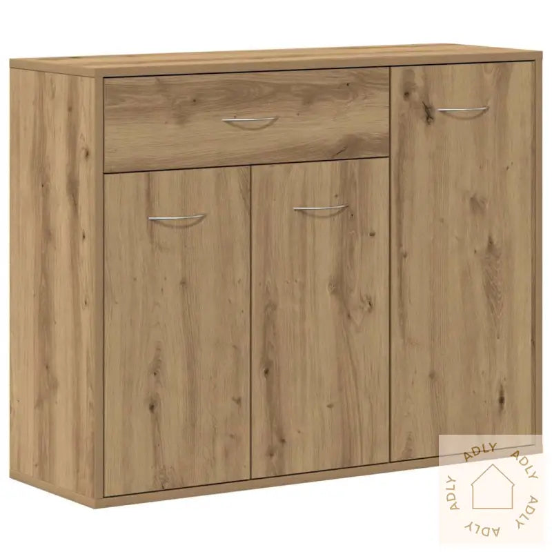 Skjenk Artisan Eik 88X30X70 Cm Konstruert Tre