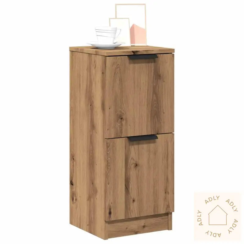 Skjenk Artisan Eik 30X30X70 Cm Konstruert Tre