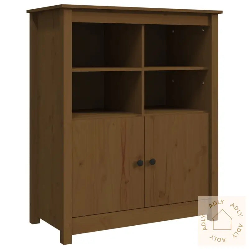 Skjenk Honningbrun 83X41,5X100 Cm Heltre Furu