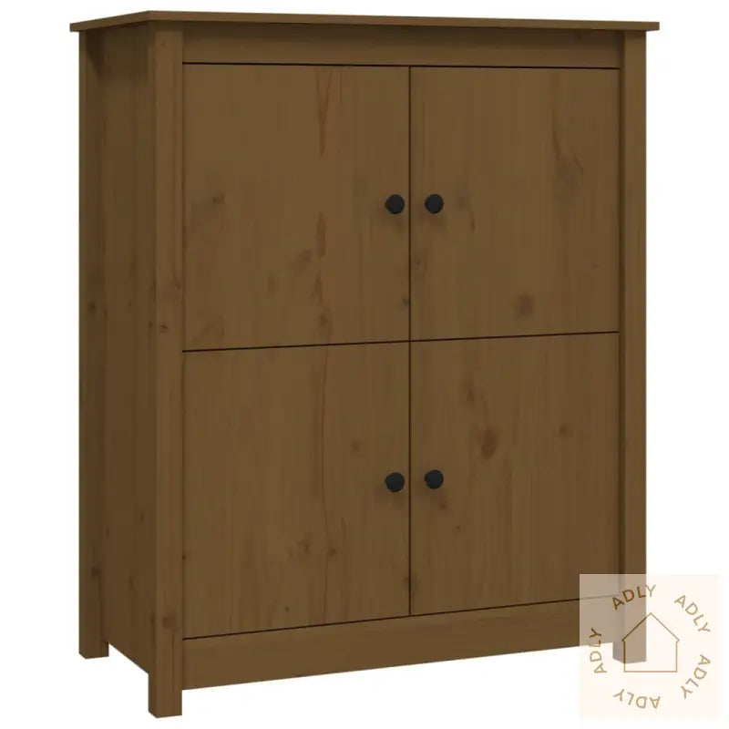 Skjenk Honningbrun 83X41,5X100 Cm Heltre Furu