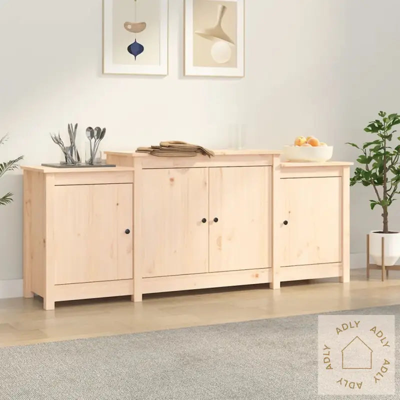 Skjenk 164X37X68 Cm Heltre Furu