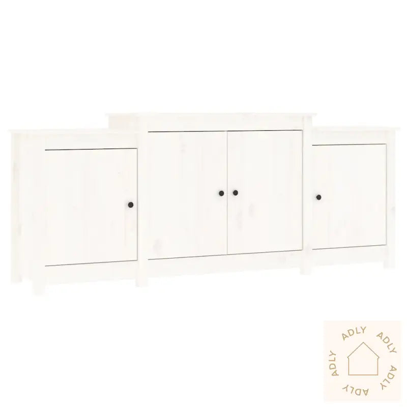 Skjenk Hvit 164X37X68 Cm Heltre Furu