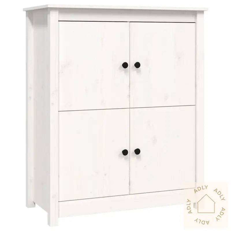 Skjenk Hvit 83X41,5X100 Cm Heltre Furu