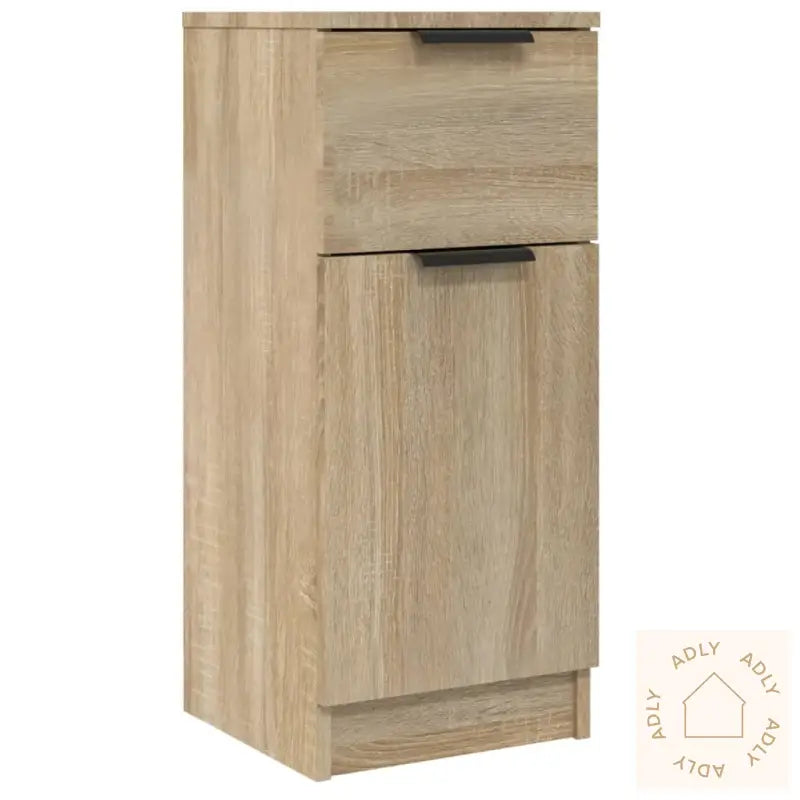 Skjenk Sonoma Eik 30X30X70 Cm Konstruert Tre