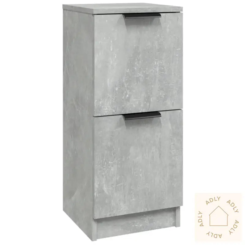 Skjenk Betonggrå 30X30X70 Cm Konstruert Tre
