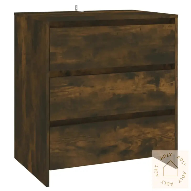 Skjenk Røkt Eik 70X41X75 Cm Konstruert Tre