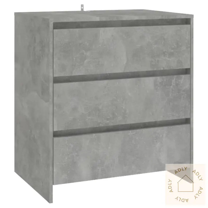 Skjenk Betonggrå 70X41X75 Cm Konstruert Tre