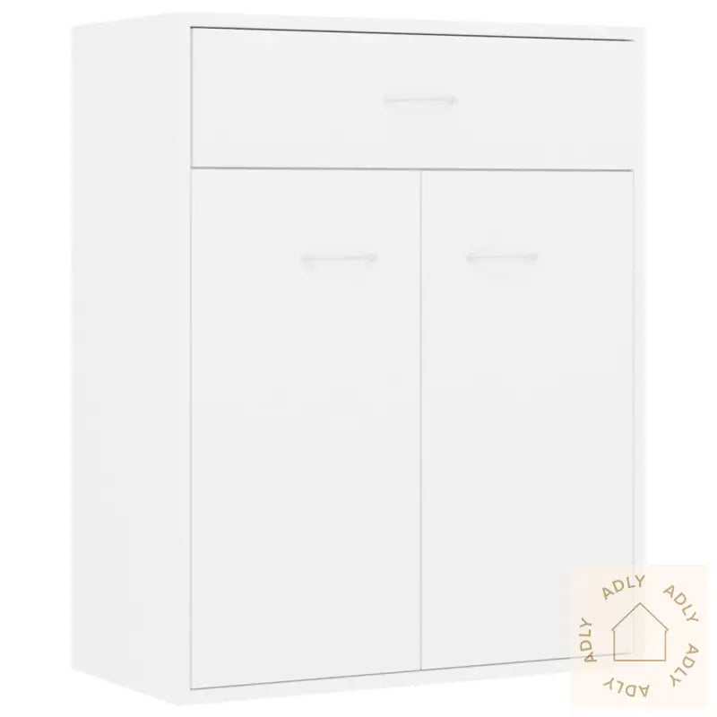 Skjenk Hvit 60X30X75 Cm Konstruert Tre