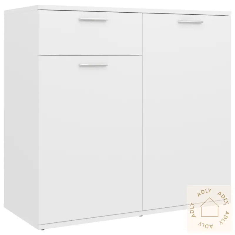 Skjenk Hvit 80X36X75 Cm Konstruert Tre