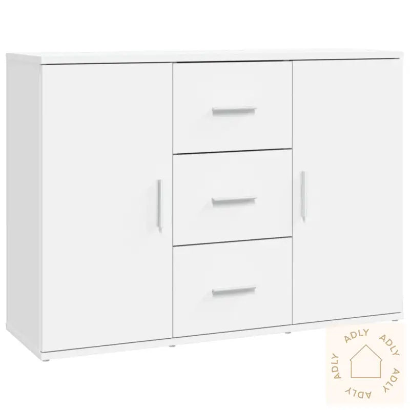 Skjenk Hvit 91X29,5X65 Cm Konstruert Tre
