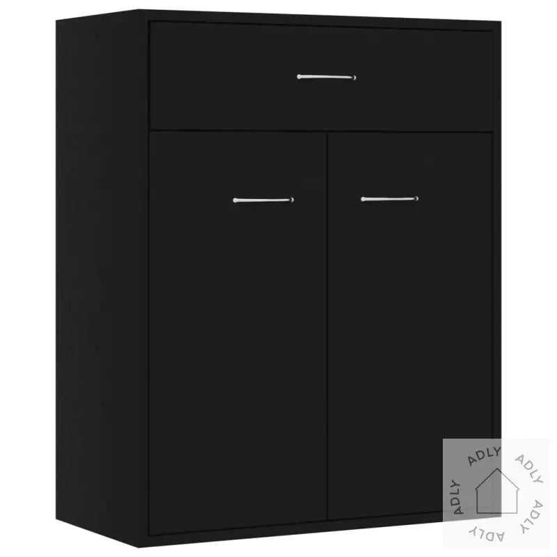 Skjenk Svart 60X30X75 Cm Konstruert Tre