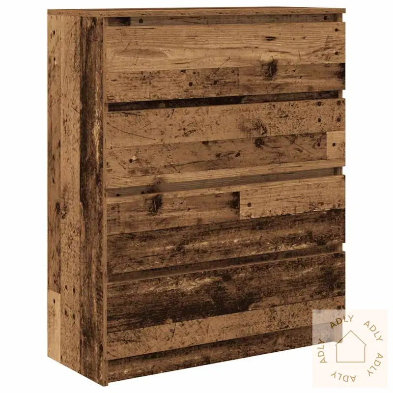 Skjenk Gammelt Tre 80X35X99 Cm Konstruert Tre