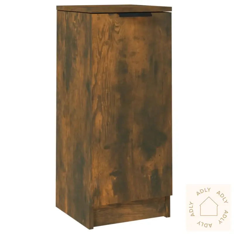 Skjenk Røkt Eik 30X30X70 Cm Konstruert Tre
