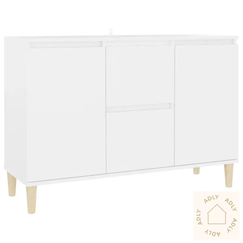 Skjenk Hvit 101X35X70 Cm Konstruert Tre