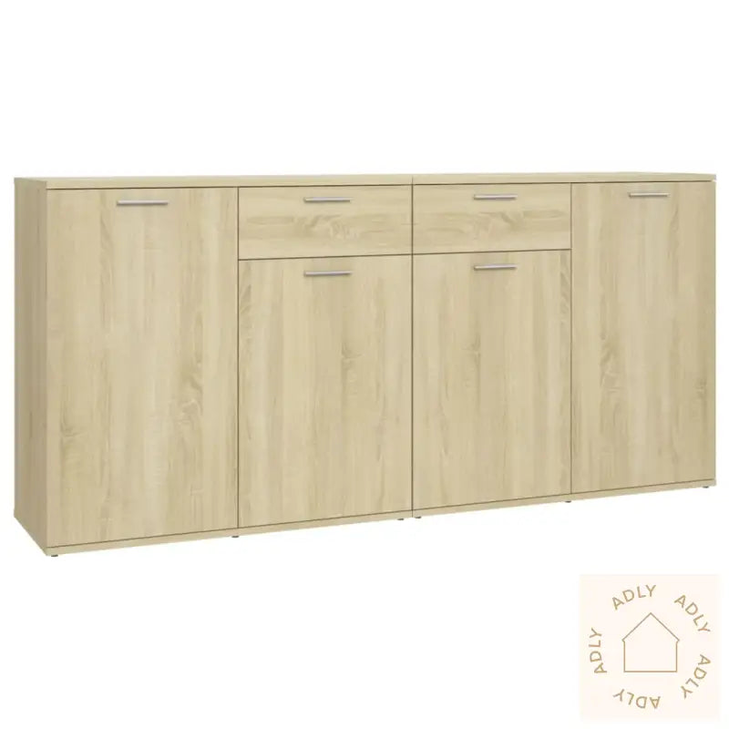 Skjenk Sonoma Eik 160X36X75 Cm Konstruert Tre