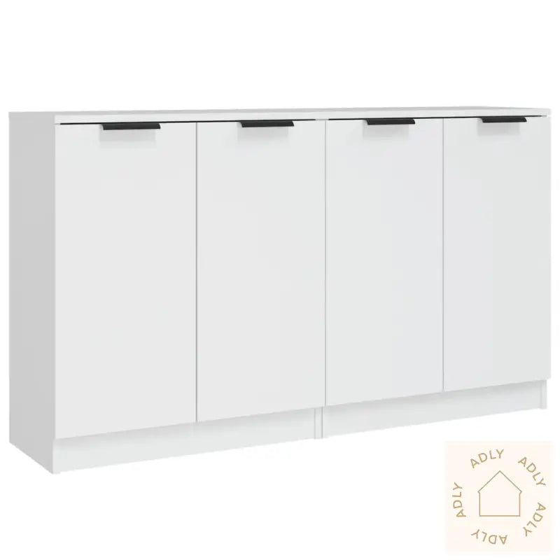 Skjenker 2 Stk Hvit 60X30X70 Cm Konstruert Tre