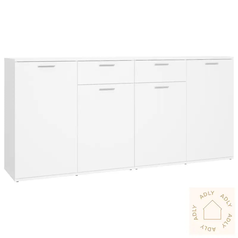 Skjenk Hvit 160X36X75 Cm Konstruert Tre