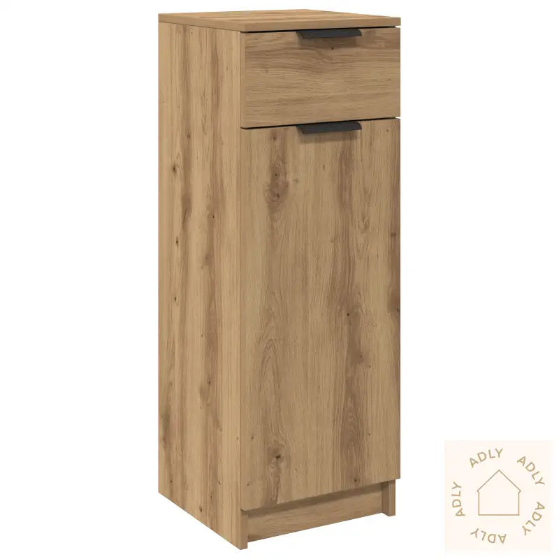 Baderomsskap Håndverker Eik 32X34X90 Cm Konstruert Tre