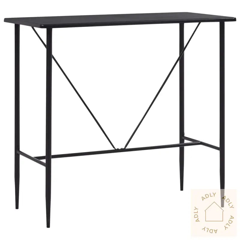 Barbord Svart 120X60X110 Cm Mdf