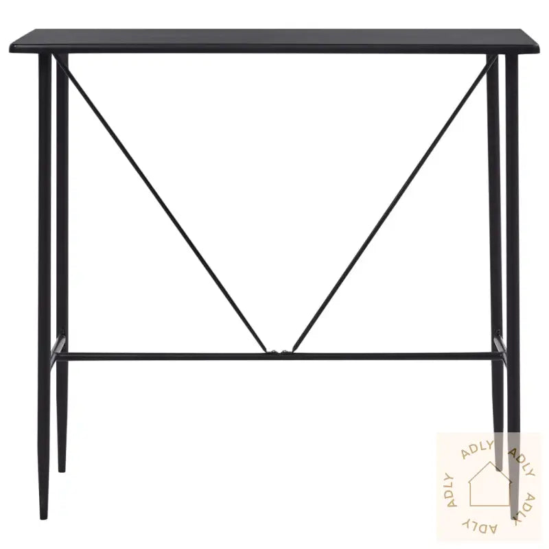Barbord Svart 120X60X110 Cm Mdf