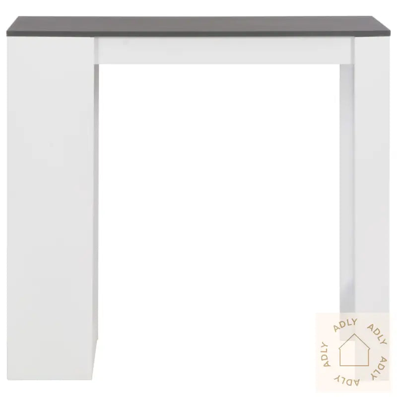 Barbord Med Hylle Hvit 110X50X103 Cm