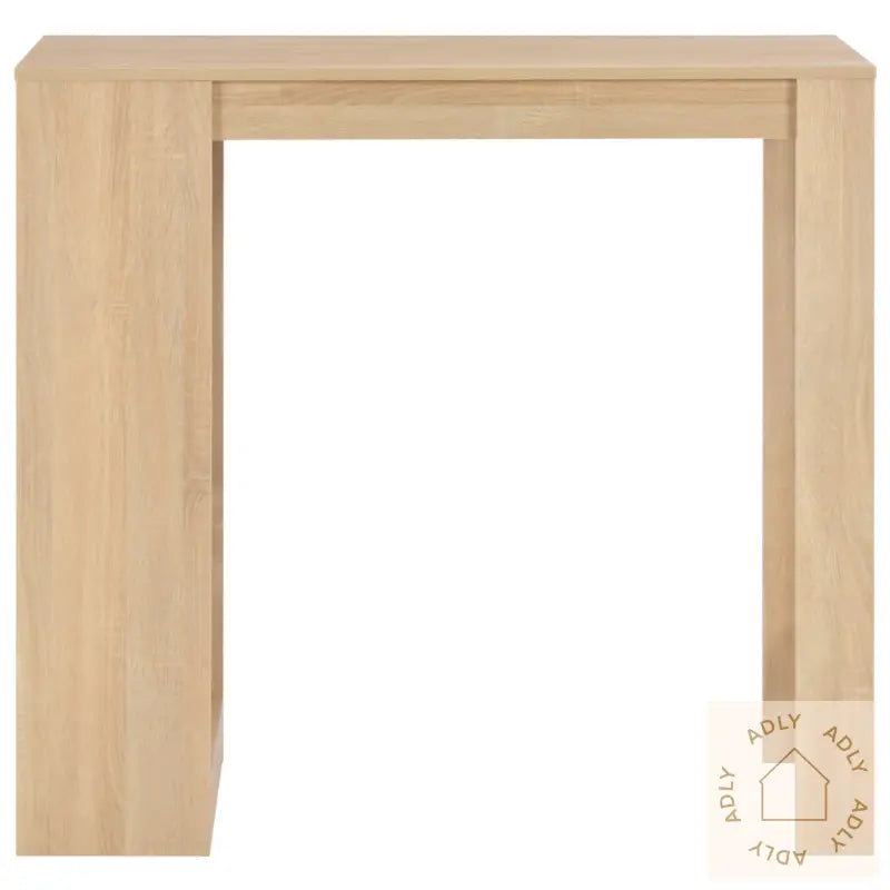 Barbord Med Hylle Eik 110X50X103 Cm