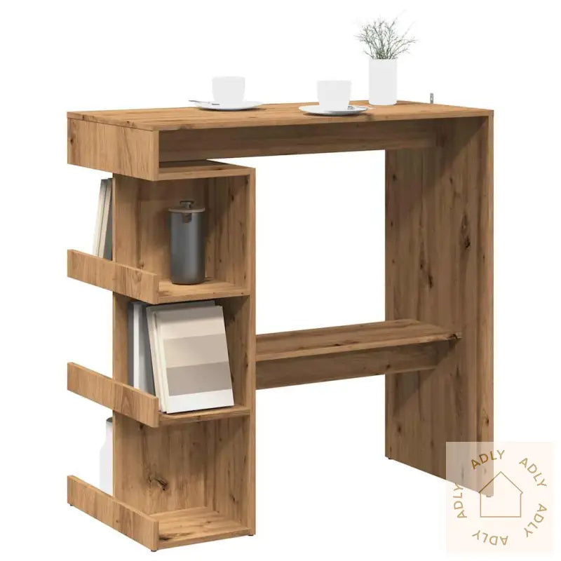 Barbord Med Oppbevaring Artisan Eik 100X48X101,5 Cm