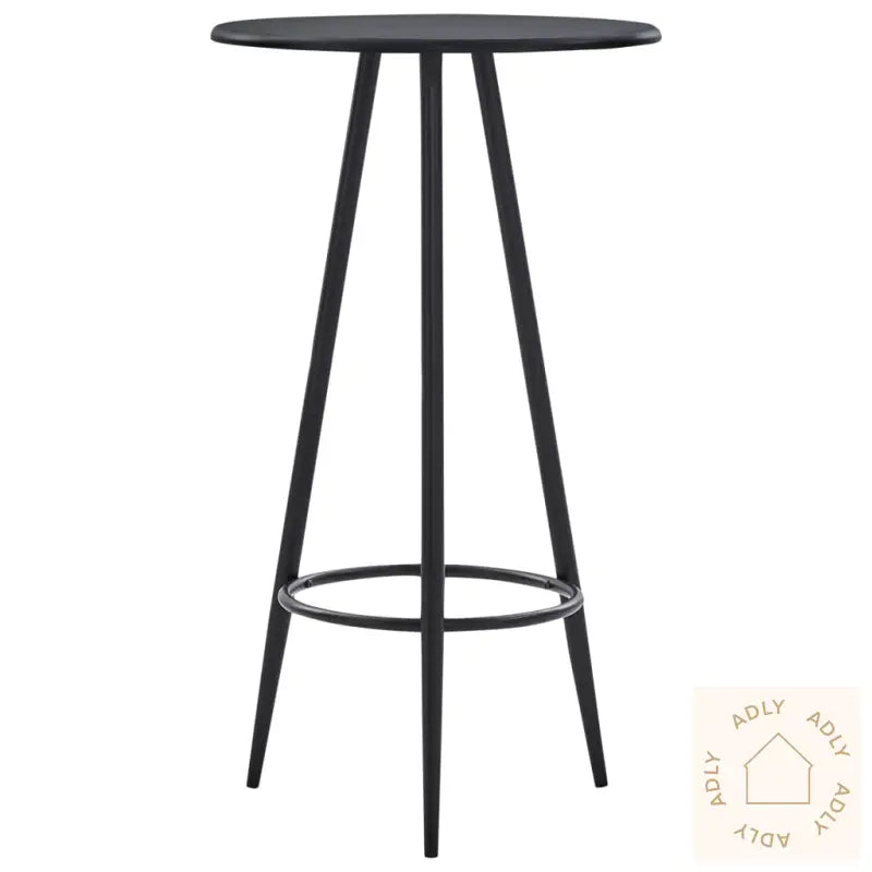 Barbord Svart 60X107,5 Cm Mdf