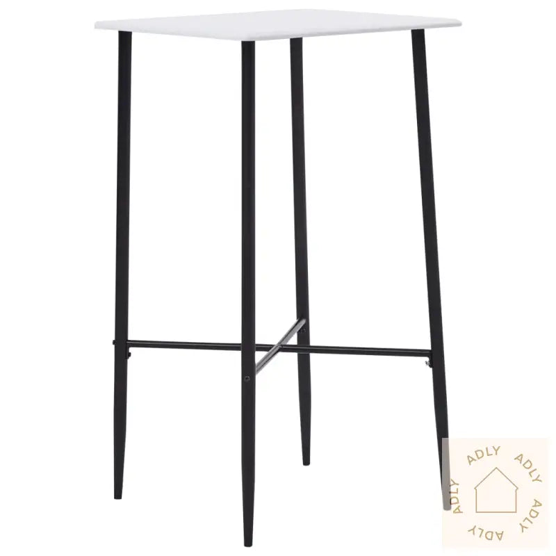 Barbord Hvit 60X60X111 Cm Mdf
