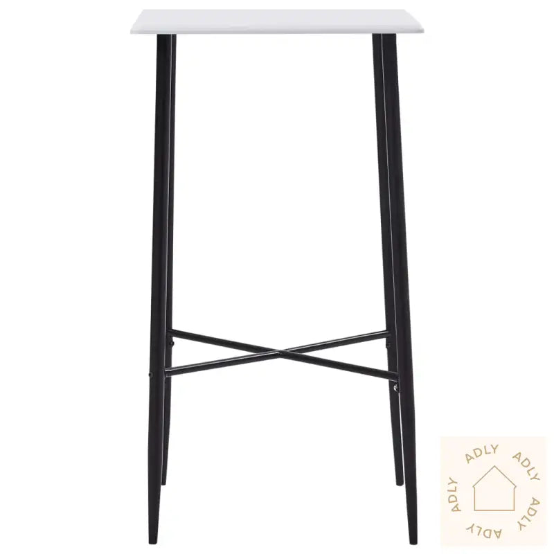 Barbord Hvit 60X60X111 Cm Mdf