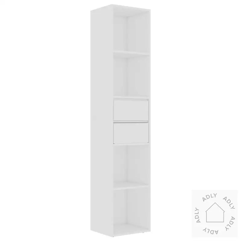 Bokhylle Hvit 36X30X171 Cm Konstruert Tre