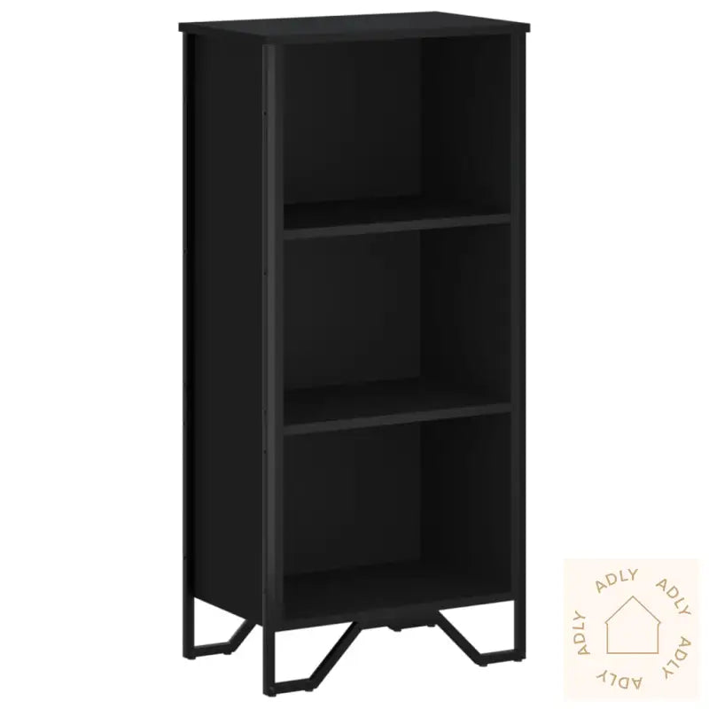 Bokhylle Svart 50X31X106 Cm Konstruert Tre