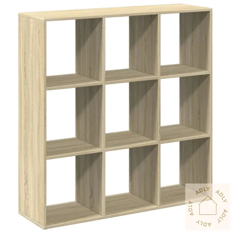 Romdeler Bokhylle Sonoma Eik 102X29X103,5 Cm Konstruert Tre