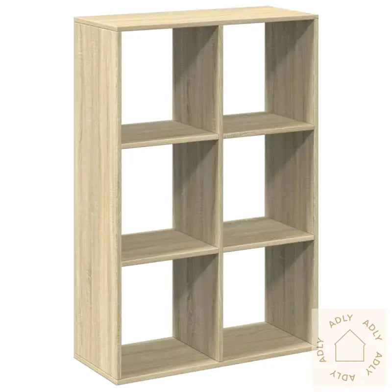 Romdeler Bokhylle Sonoma Eik 69,5X29X103,5 Cm Konstruert Tre