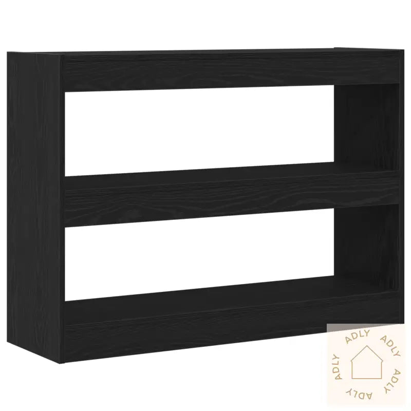 Bokhylle/Romdeler Svart Eik 100X30X72 Cm Konstruert Tre