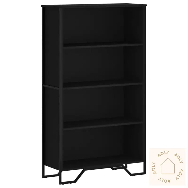Bokhylle Svart 80X31X137,5 Cm Konstruert Tre