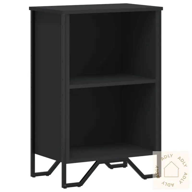 Bokhylle Svart 50X31X74,5 Cm Konstruert Tre