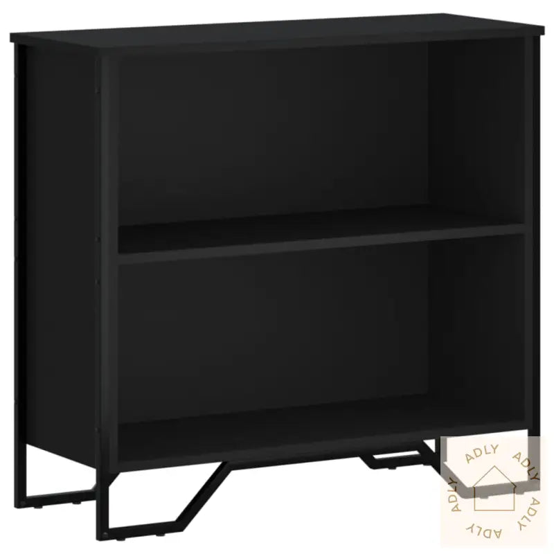 Bokhylle Svart 80X31X74,5 Cm Konstruert Tre