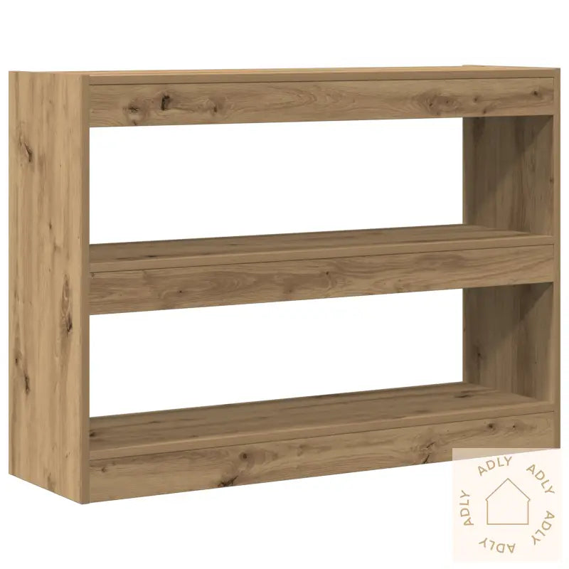 Bokhylle/Romdeler - Artisan Eik - 100X30X72 Cm - Laget Av Konstruert Tre