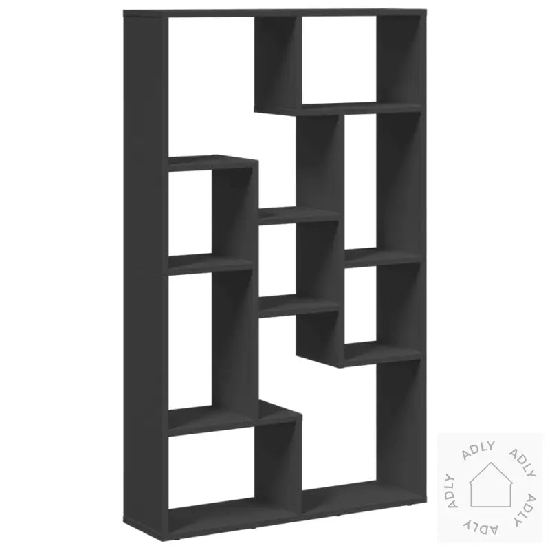 Bokhylle Svart 72X20X120 Cm Konstruert Tre