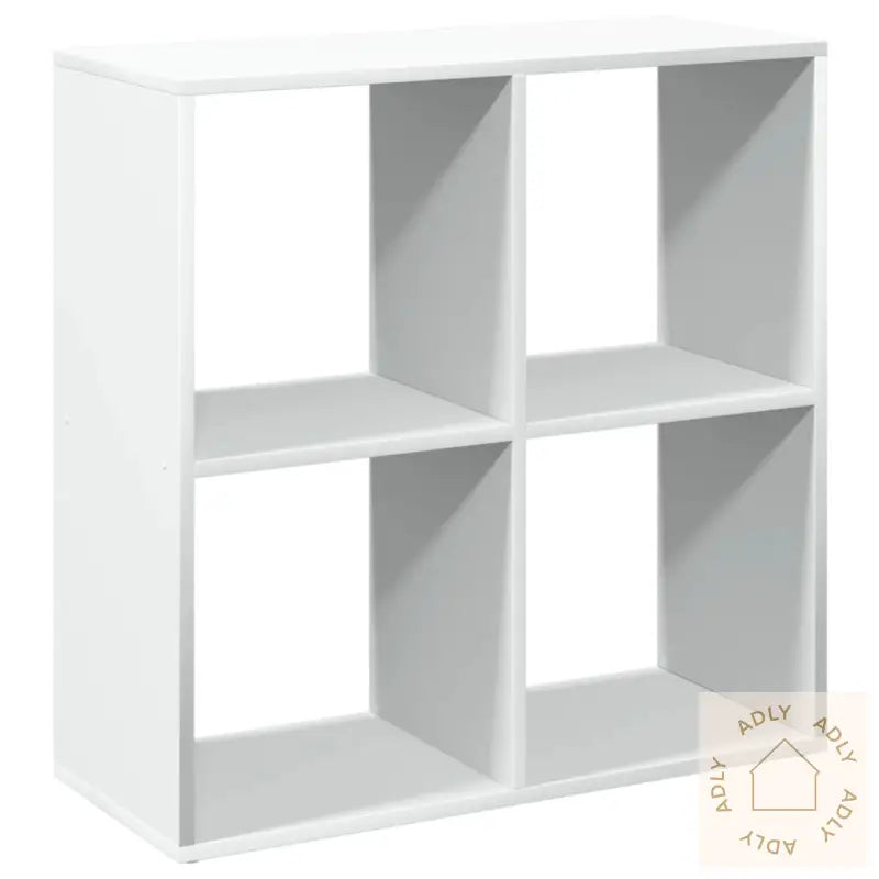 Romdeler Bokhylle Hvit 69,5X29X69,5 Cm Konstruert Tre