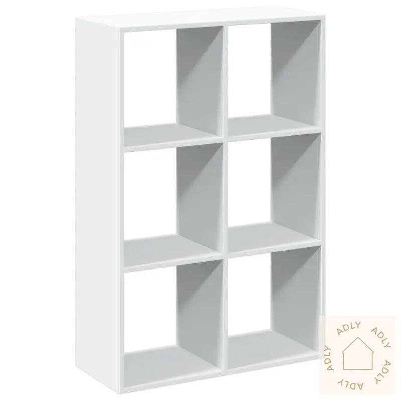 Romdeler Bokhylle Hvit 69,5X29X103,5 Cm Konstruert Tre