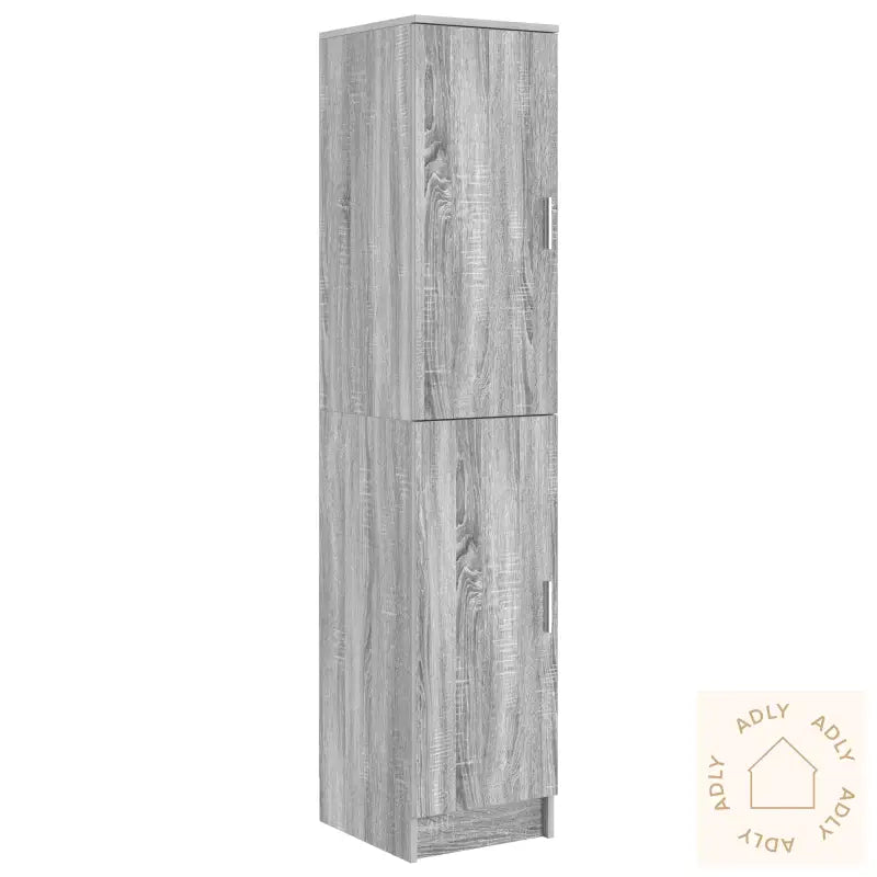 Buffet Skap Grå Sonoma Mdf Medium Buffet Skap Rektangulær