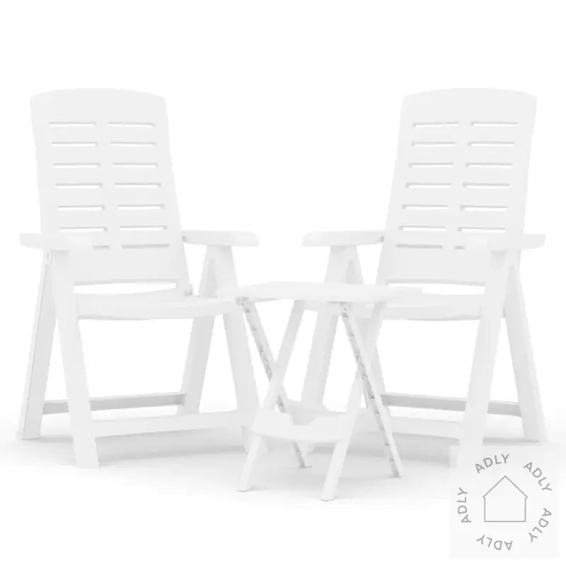 Hagespisestue 3 Deler Hvit Polypropylen