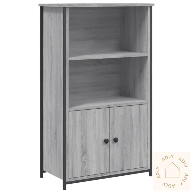 Highboard Grå Sonoma 62X32X103,5 Cm Konstruert Tre