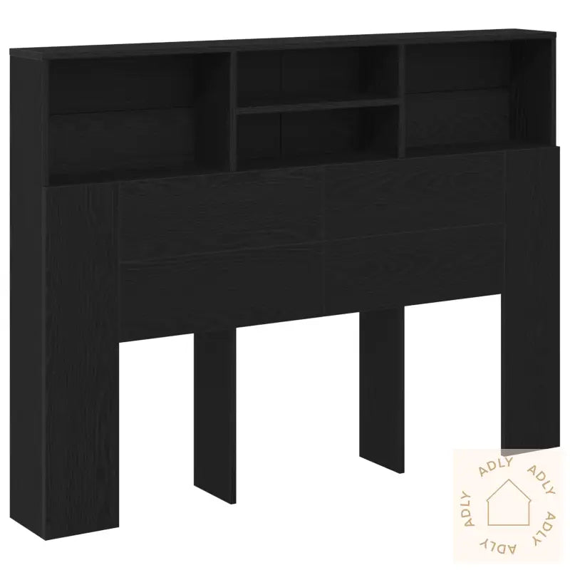 Hodegavlskap - Svart Eik, 140X19X103,5 Cm, Laget Av Konstruert Tre
