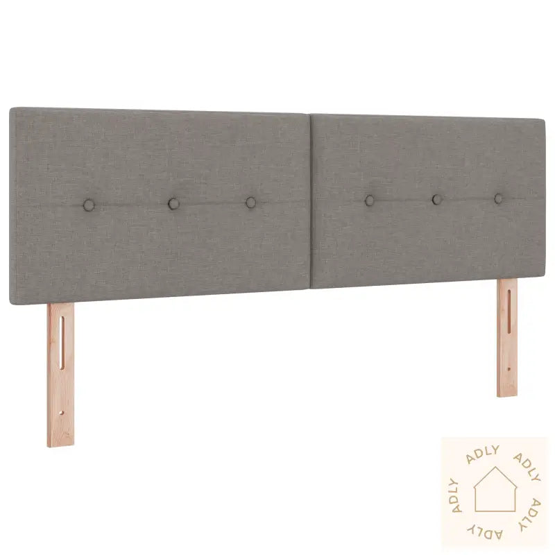 Hodegavl Med Knapper I Taupe 140 Cm Stoff