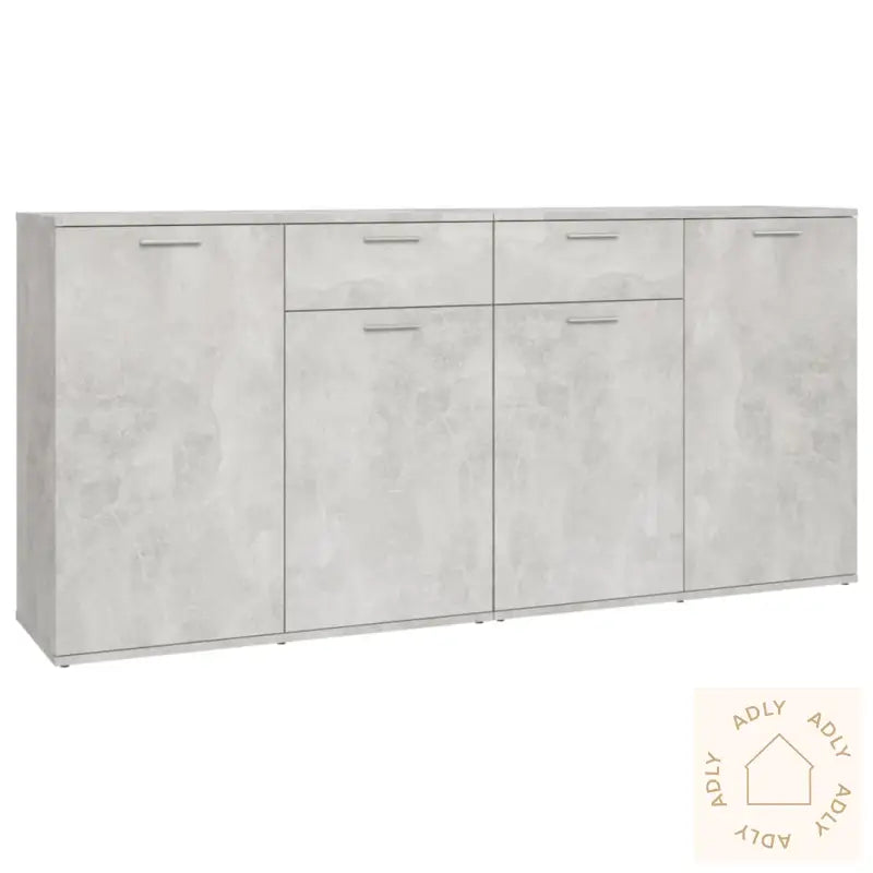Skjenk Betonggrå 160X36X75 Cm Konstruert Tre