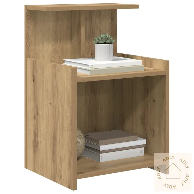 Sengeromskap Artisan Eik 40X35X60 Cm Konstruert Tre