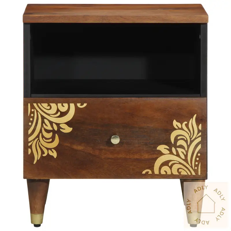 Nattbord 40X33X46 Cm Solid Tre Mango